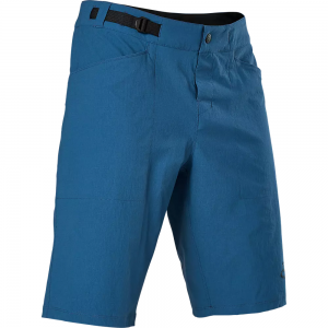 מכנס רכיבה כחול באגי כחול בהיר גברים כולל פד FOX RANGER LITE SHORTS