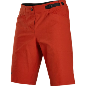 מכנס רכיבה אדום באגי גברים כולל פד FOX RANGER LITE SHORTS