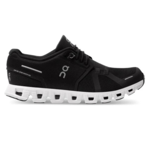 נעלי ריצה נשים ON CLOUD 5 שחור לבן