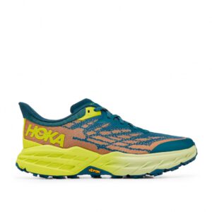 נעלי ריצה גברים HOKA SPEEDGOAT 5 WIDE כחול צהוב