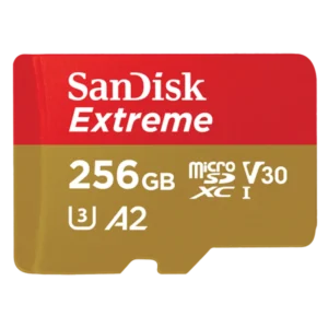 כרטיס זיכרון SANDISK EXTREME MICRO SDXC 256GB