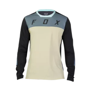 חולצת רכיבה גברים שרוול ארוך FOX DEFEND LS 2024 צהוב