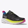 נעלי ריצה גברים HOKA CLIFTON 9 שחור צהוב