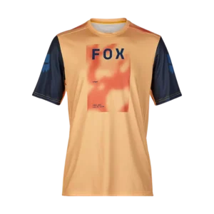 חולצת רכיבה גברים FOX  RANGER RACE SS JERSEY TAUNT V24 כתום קאמו
