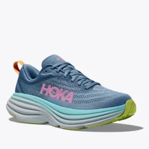 נעלי ריצה נשים HOKA BONDI 8 WIDE תכלת