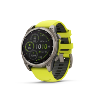 שעון דופק חכם GARMIN FENIX 8 47MM SAPPHIRE SOLAR טיטניום צהוב