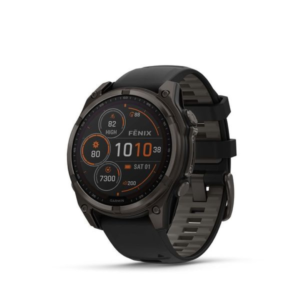 שעון דופק חכם GARMIN FENIX 8 47MM SOLAR SAPPHIRE טיטניום שחור