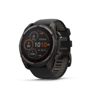 שעון דופק חכם GARMIN FENIX 8 51MM SAPPHIRE SOLAR TITANIUM שחור