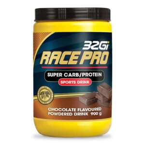 אבקת חלבון בטעם שוקולד 32GI RACE PRO 900G