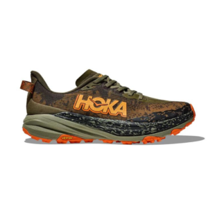 נעלי ריצה גברים HOKA SPEEDGOAT 6 WIDE זית כתום