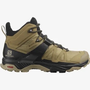 נעלי טיולים גברים Salomon X ULTRA 4 MID GORE-TEX חום