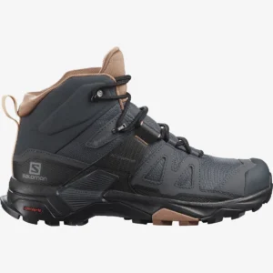 נעלי טיולים נשים Salomon X ULTRA 4 MID GORE-TEX שחור\חום