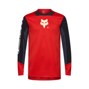 חולצת רכיבה FOX DEFEND LS JERSEY ELEVATED V25 אדום שחור
