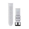 רצועה לשעון גרמין סיליקון 26 Garmin Quickfit Whitestone