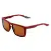 משקפי שמש 100% RENSHAW SOFT TACT CRIMSON BRONZE