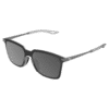 משקפי שמש 100% LEGERE SQUARE Square Soft Tact Stone Grey Black Mirror