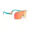 משקפי שמש Rudy Project SP724058-0003 Spinshield White / Water Matte Multilaser Orange