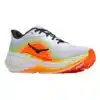 נעלי ריצה לגברים HOKA Clifton Pro אפור - כתום ירוק ניאון