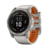 שעון ספורט חכם Garmin Fenix 7X Pro Solar | Sapphire | Titanium 51mm - אפור כתום