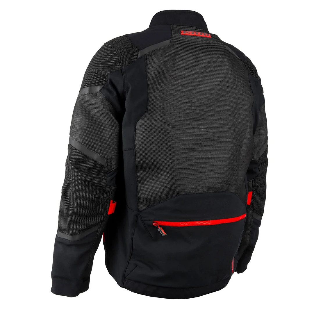 מעיל רכיבת אופנוע מאוורר KLIM Baja S4 Jacket - שחור-אדום