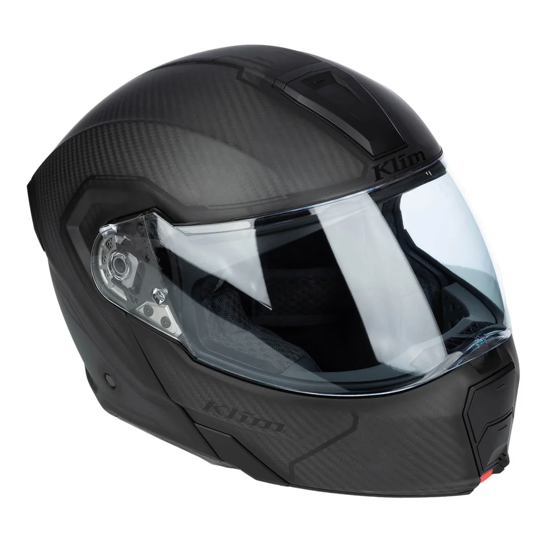 קסדת אופנוע מתהפכת KLIM GT1 Expedition Helmet ECE/DOT - פחמן שחור מט