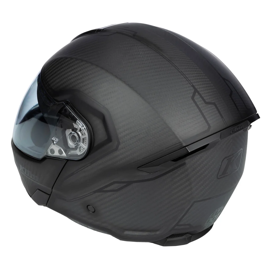 קסדת אופנוע מתהפכת KLIM GT1 Expedition Helmet ECE/DOT - פחמן שחור מט