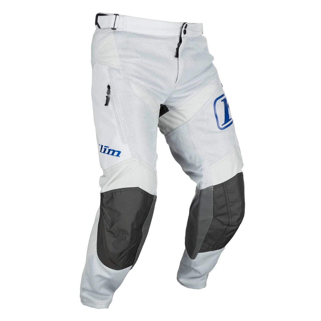 מכנסי רכיבת שטח אופנוע KLIM Mojave In The Boot Pant - אפור בהיר-כחול לילה