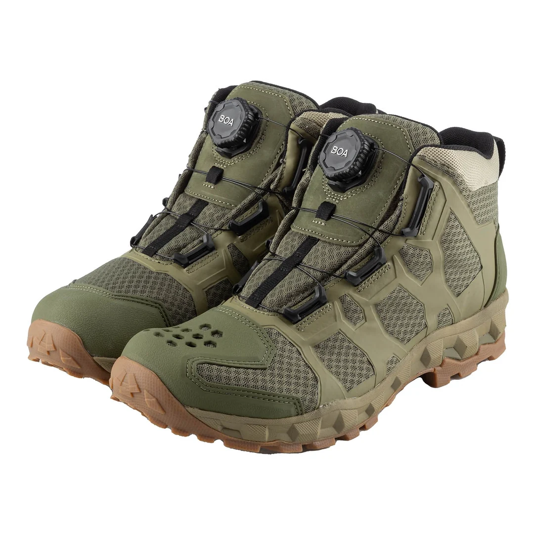 מגפי רכיבת אופנוע מאווררים KLIM Ridgeline Boot - ירוק אזוב