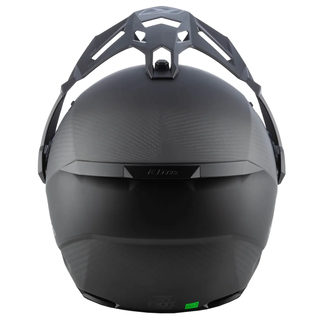 קסדת אופנוע אדוונצ'ר KLIM X1 Alpha Helmet ECE/DOT - פחמן שחור מט