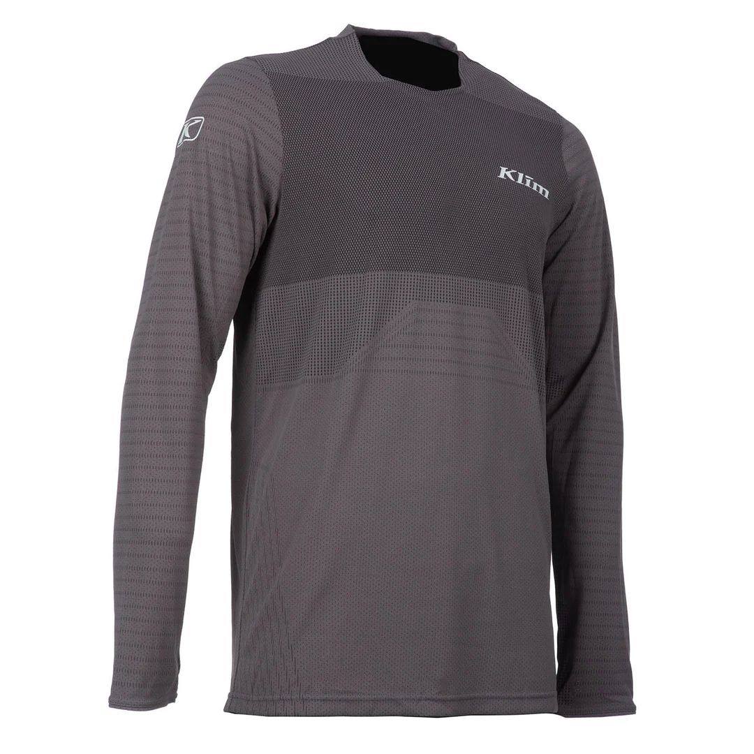 חולצת רכיבת שטח אופנוע KLIM XC Pro Jersey - אפור אספלט-שחור