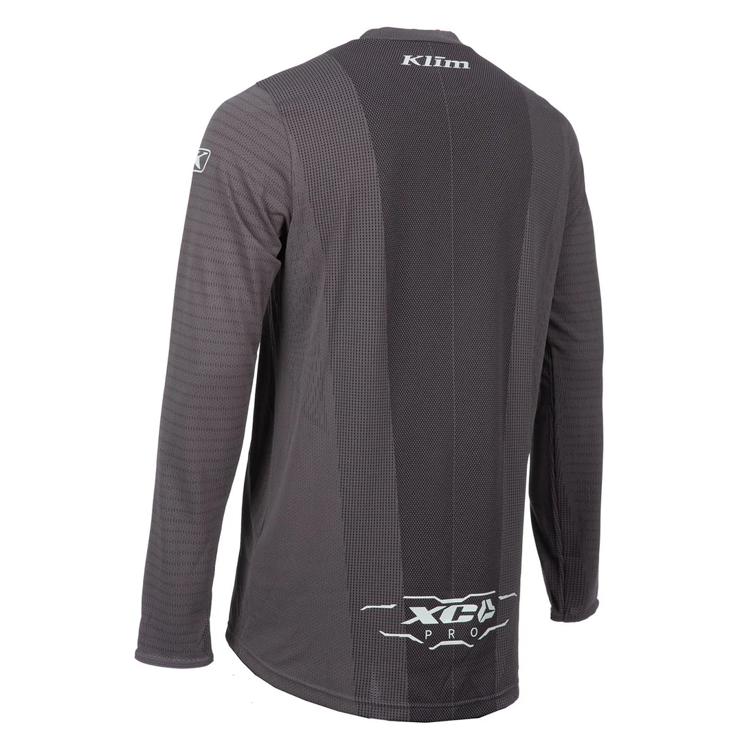 חולצת רכיבת שטח אופנוע KLIM XC Pro Jersey - אפור אספלט-שחור